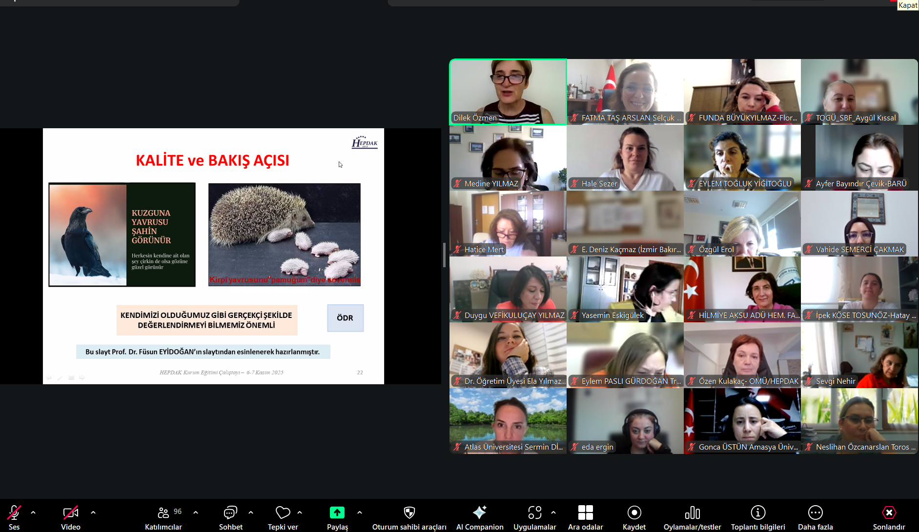 Kurumlar için Eğitim Çalıştayı 13