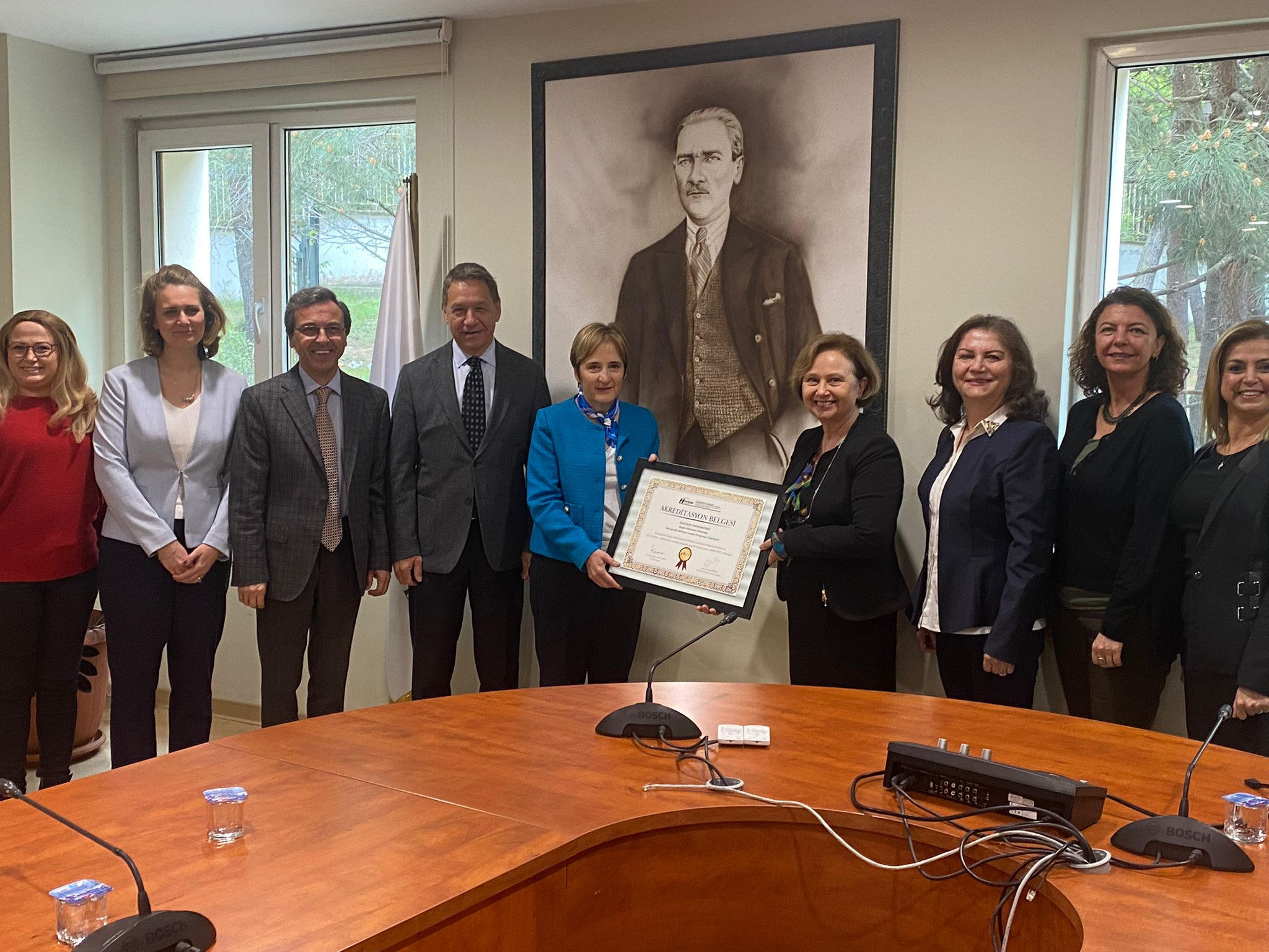 Akreditasyon Belgesi Takdim Töreni