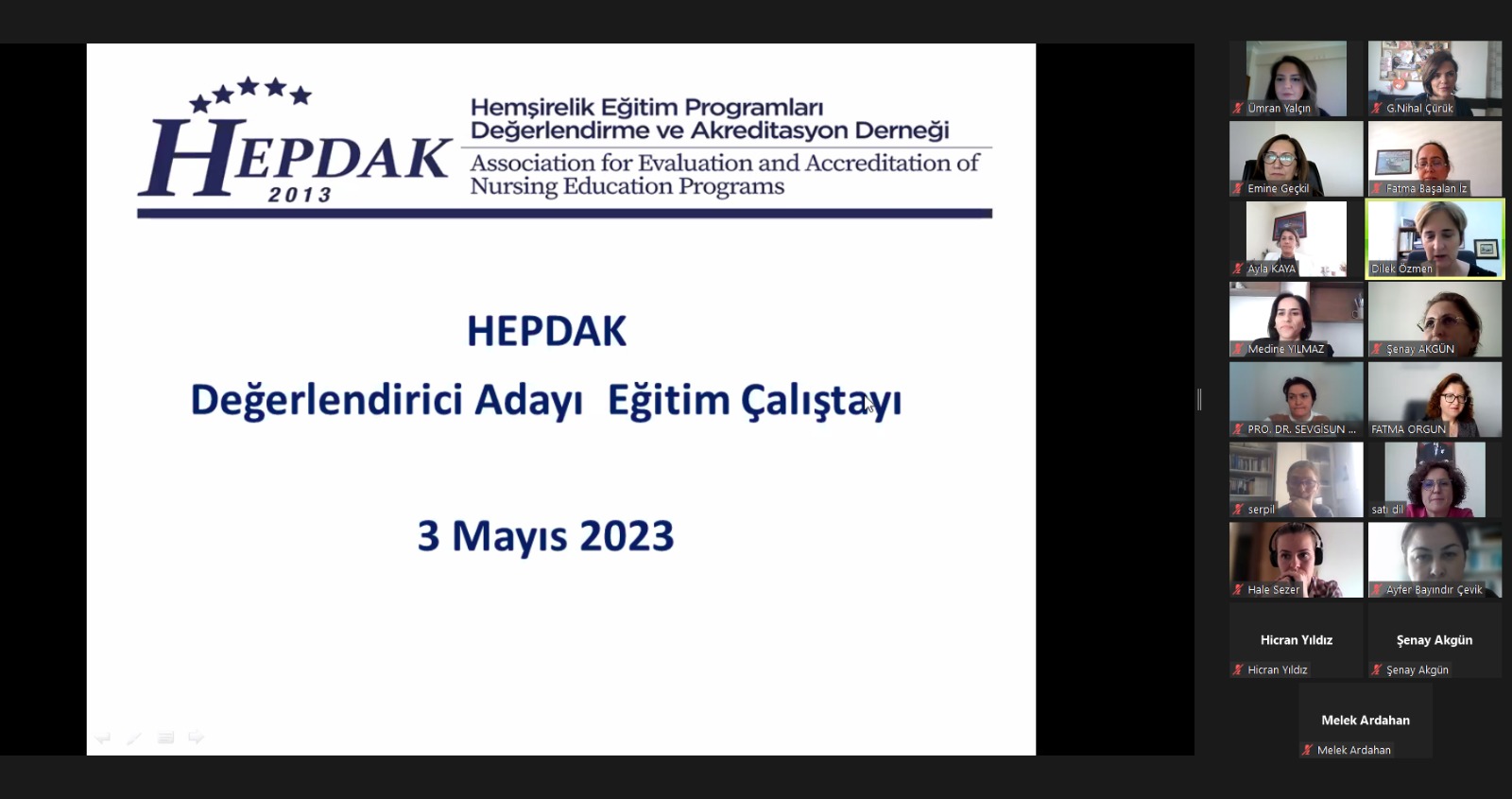 HEPDAK 2023 Değerlendirici Eğitimi
