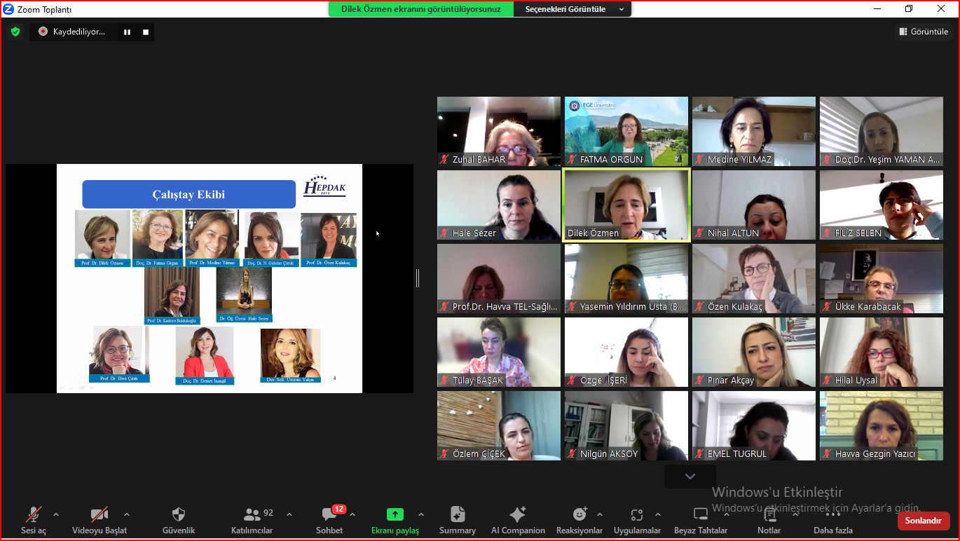 EPDAK 10. Kurumlar için Eğitim Çalıştayı (02 Aralık 2023)