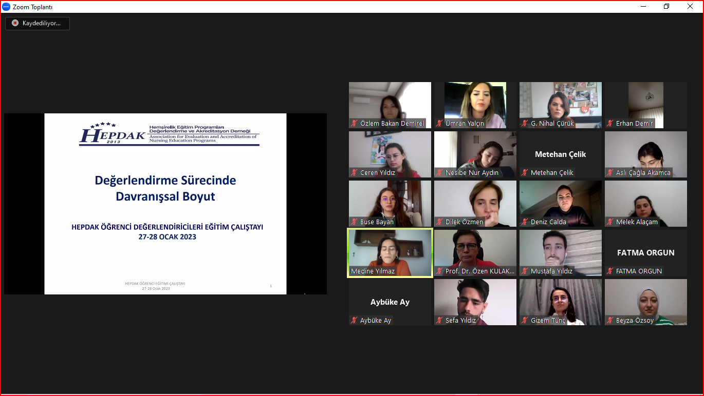 Öğrenci Değerlendirici Eğitimi