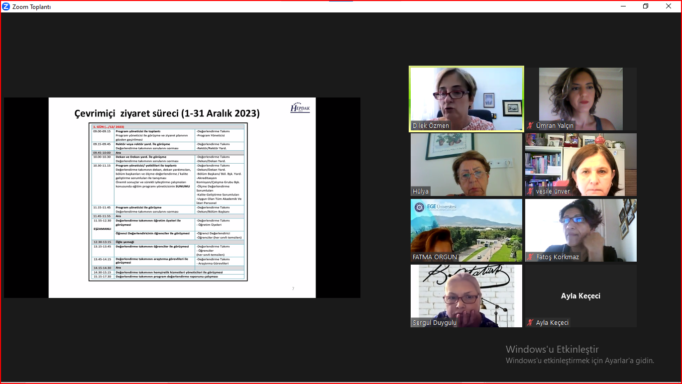 2023 - 2024 Dönemi Takım Başkanları Ön İnceleme Toplantısı