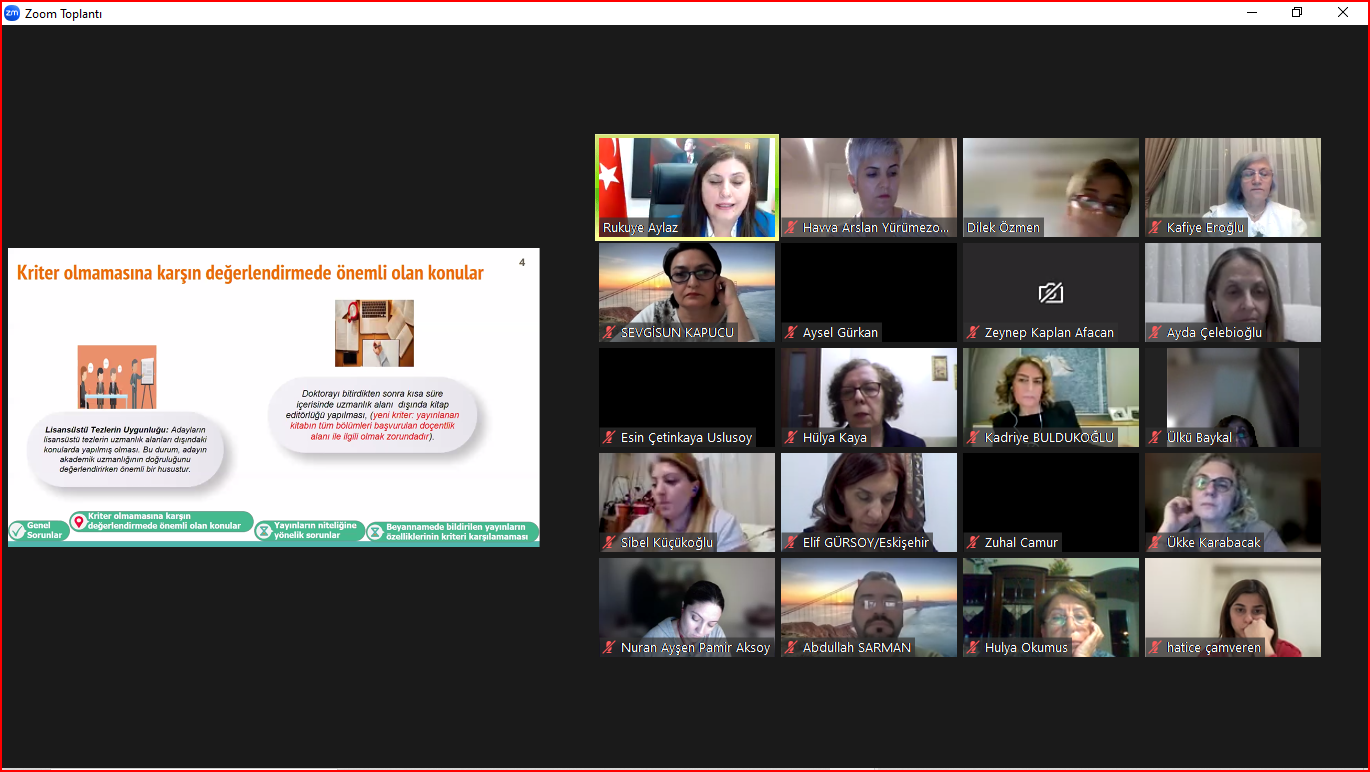 Webinar: Doçentlik Değerlendirme Sürecinde Yaşanan Sorunlar (28 Şubat 2024)