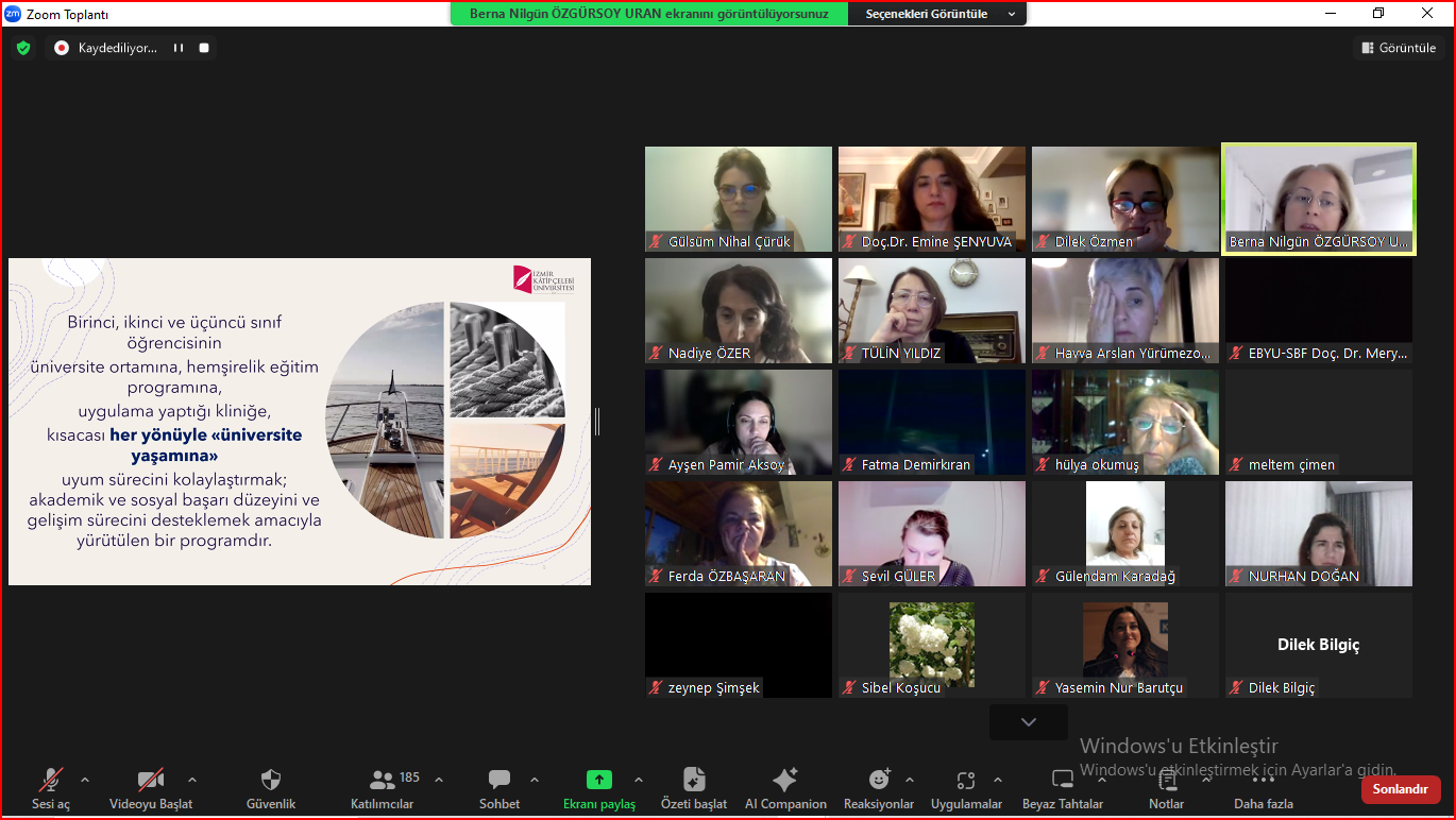 Webinar: Hemşirelik Eğitiminde Akran Yönderliği (30 Nisan 2024)