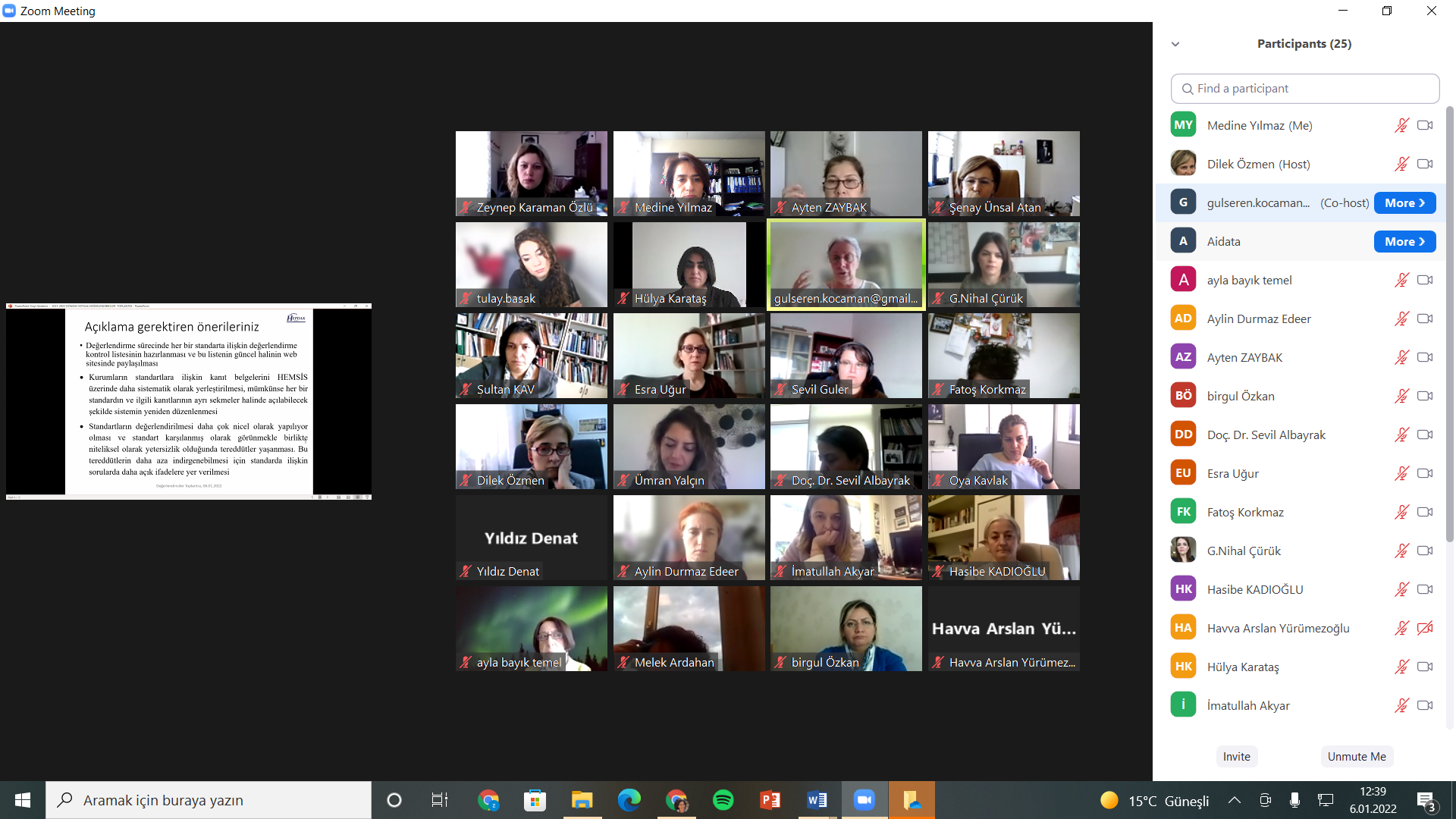 Değerlendirme Takımı 2022