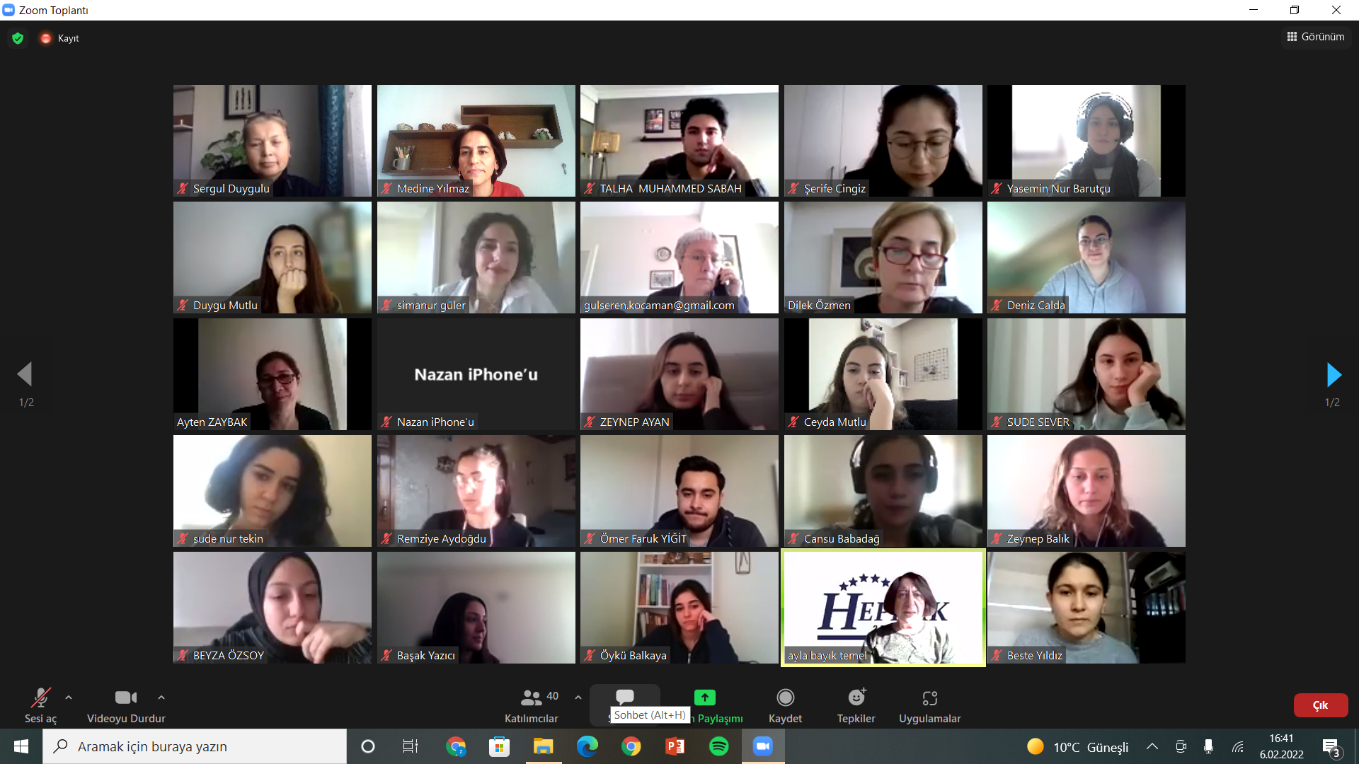 Öğrenci Değerlendirici Eğitim Çalıştayı